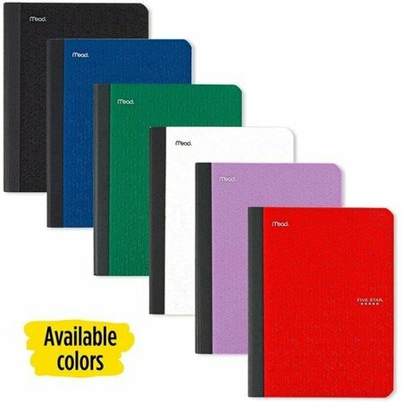 MEAD PRODUCTS Five Star 09006, COMPOSITION BOOK, WIDE/LEGAL RULE, ASSORTED COVER COLORS, 9.75 X 7.5, 100 SHEETS MEA09006